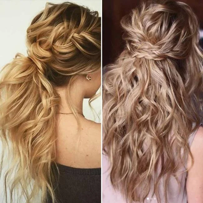 Gaya rambut kerinting: 130 idea sederhana dan cantik