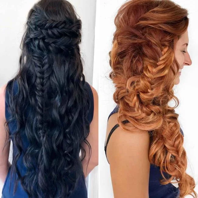 Gaya rambut kerinting: 130 idea sederhana dan cantik