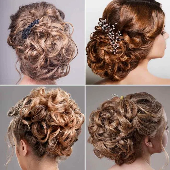 Gaya rambut kerinting: 130 idea sederhana dan cantik