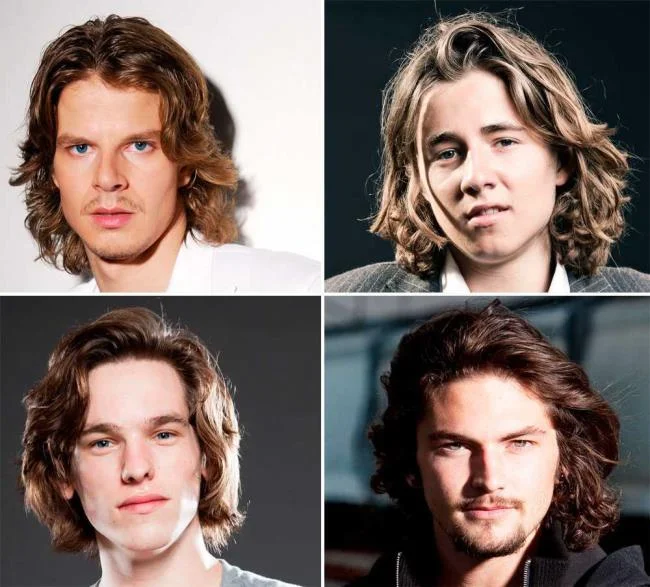 ロングヘアーメン2020：魅力的な100のトレンディなカット