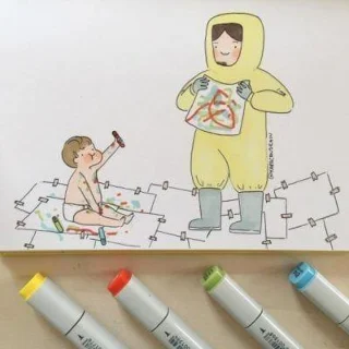 아이들과 함께한 삶의 진실하고 행복하며 웃는 눈물 사진 20 장