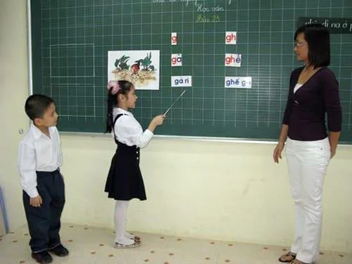 1 학년-교육 기술 도서에 따라 베트남어 철자를 배우는 방법?