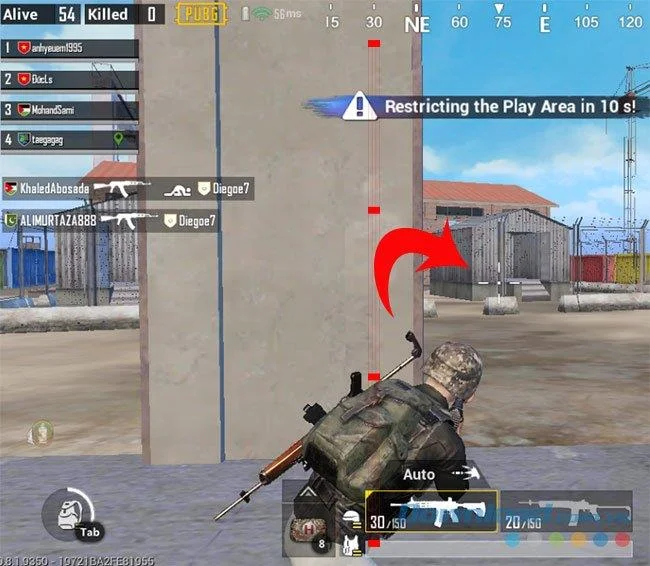 How to lean to shoot while playing PUBG Mobile