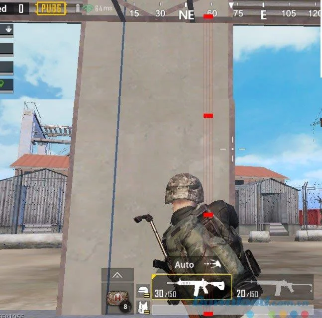 How to lean to shoot while playing PUBG Mobile