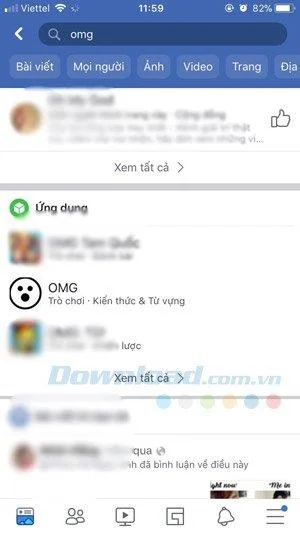 تب بازی OMG در فیس بوک و نحوه بازی