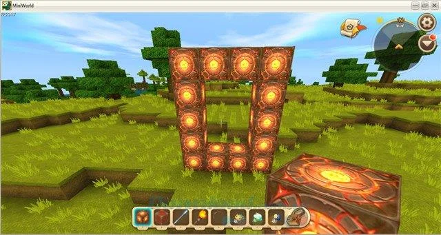 چگونه می توان دروازه های جهنم را ساخت و رئیس اژدهای سیاه را در Mini World: Block Art پیدا کرد