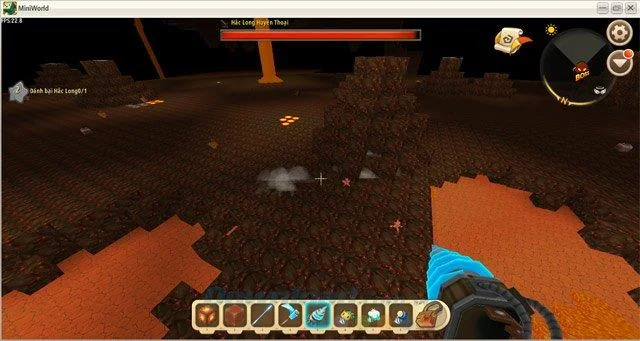 چگونه می توان دروازه های جهنم را ساخت و رئیس اژدهای سیاه را در Mini World: Block Art پیدا کرد
