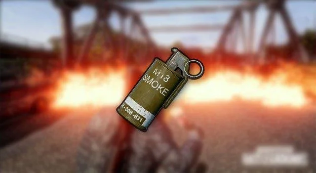 Grenade fumigène dans PUBG Mobile