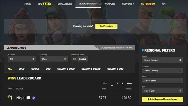 دستی Fortnite Tracker