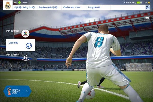 حالت بازی اصلی در FIFA Online 4