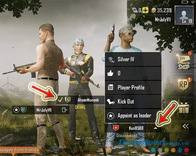 نحوه دعوت دوستان به بازی PUBG Mobile
