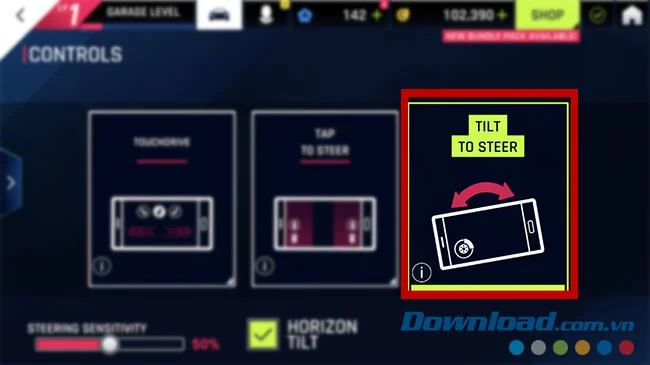 نحوه فعال / غیرفعال کردن حالت TouchDrive هنگام پخش Asphalt 9: Legends