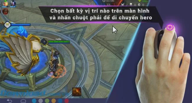 دستورالعمل اجرای بازی حالت MOBA در BlueStacks