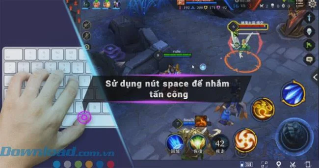 دستورالعمل اجرای بازی حالت MOBA در BlueStacks