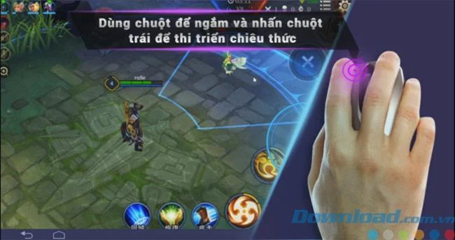 دستورالعمل اجرای بازی حالت MOBA در BlueStacks