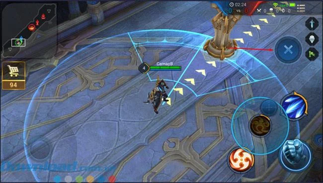 دستورالعمل اجرای بازی حالت MOBA در BlueStacks