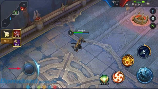 دستورالعمل اجرای بازی حالت MOBA در BlueStacks