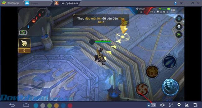 دستورالعمل اجرای بازی حالت MOBA در BlueStacks