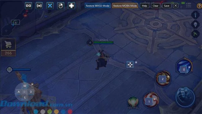 دستورالعمل اجرای بازی حالت MOBA در BlueStacks