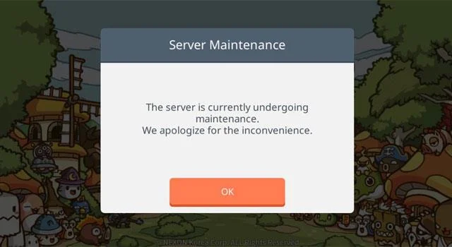 MapleStory M: دستورالعملهای مربوط به تعمیر و نگهداری سرور هنگام پخش در NoxPlayer