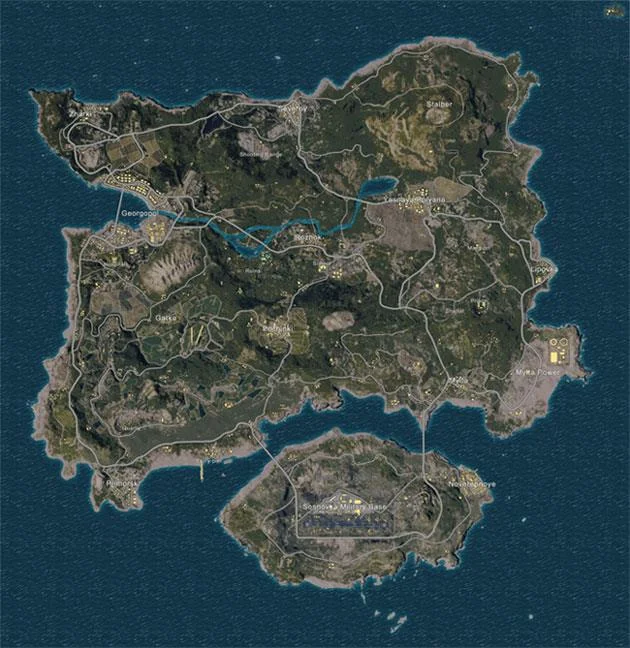 PUBG Mobile: i luoghi di paracadutismo più avventurosi del gioco