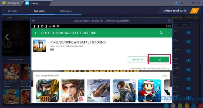 コンピューターにUnknownRoyalBattleをインストールして体験する手順
