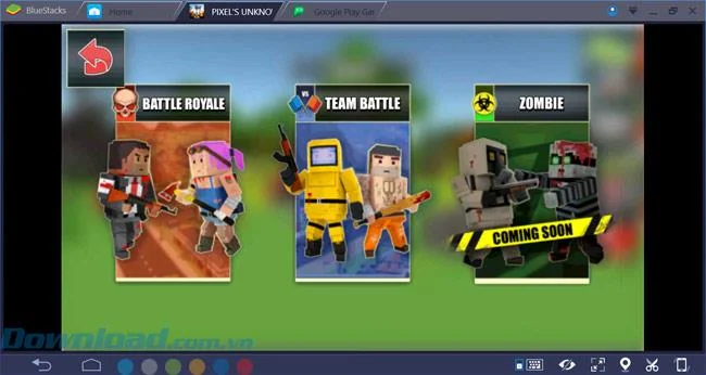 コンピューターにUnknownRoyalBattleをインストールして体験する手順