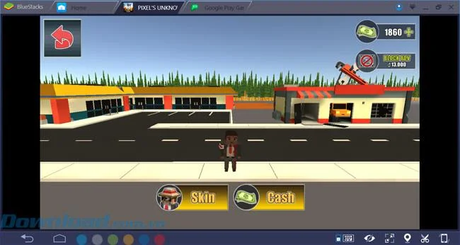 コンピューターにUnknownRoyalBattleをインストールして体験する手順