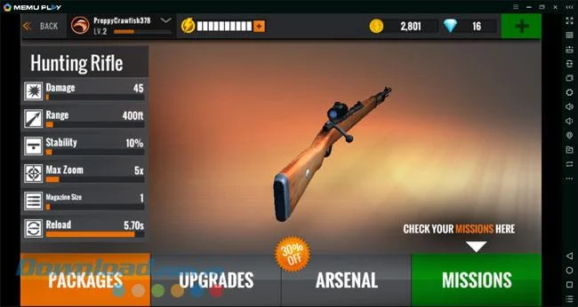 コンピューターにSniper3D GunShooterをインストールして再生する方法