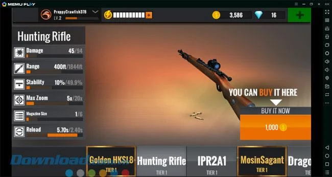 コンピューターにSniper3D GunShooterをインストールして再生する方法