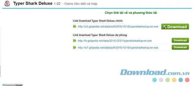 دستورالعمل بارگیری و نصب Typer Shark Deluxe در رایانه خود