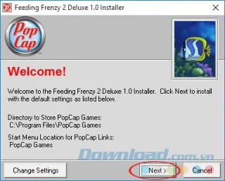 Feeding Frenzy را نصب کنید و بازی ماهی های بزرگ را در رایانه شخصی بازی ماهی های کوچک بخورید