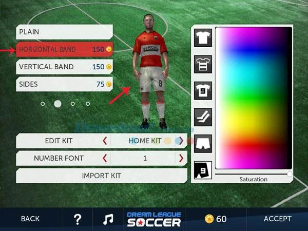 راهنمای شخصی سازی بازیکنان در Dream League Soccer