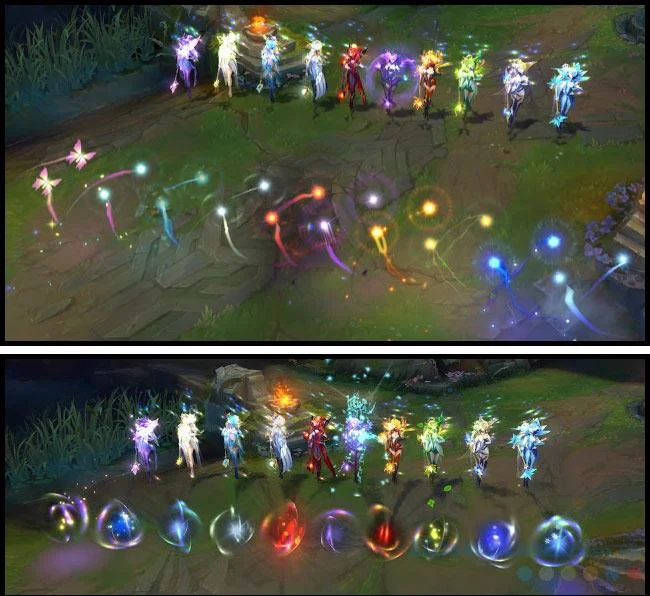 تغییر شکل Ultimate Element Lux در League of Legends