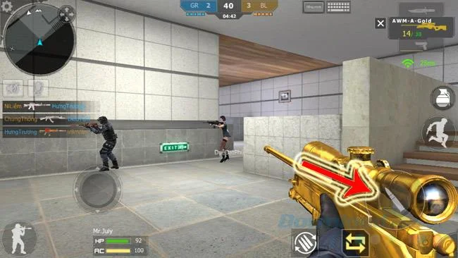 نحوه شلیک اسلحه با هدف در Crossfire Legends