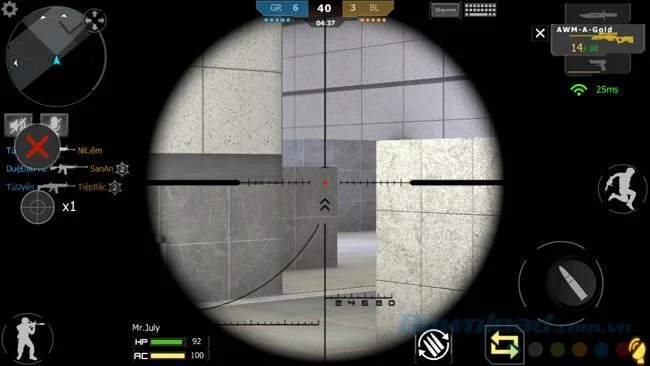 نحوه شلیک اسلحه با هدف در Crossfire Legends