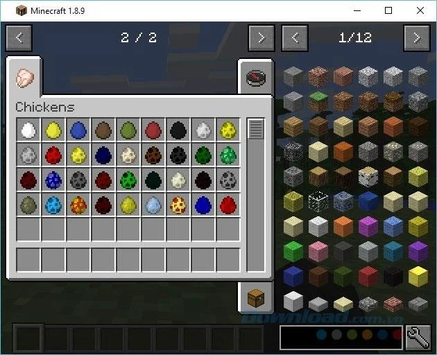 دستور ایجاد تخم مرغ در بازی Minecraft