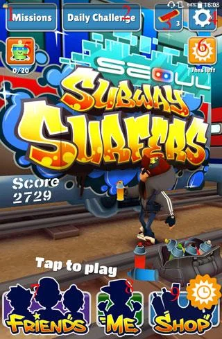 نحوه بازی امتیازات بالای Subway Surfers