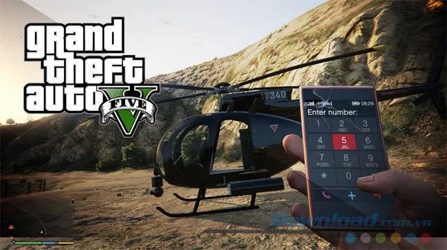 نحوه استفاده از کد تقلب GTA V در تلفن یک شخصیت