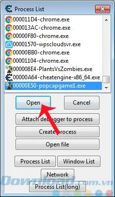 از موتور Cheat Engine برای یافتن خورشید در Plants vs Zombies استفاده کنید