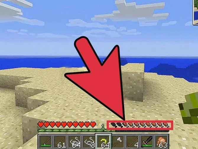 چگونه در Minecraft غذا بخوریم؟