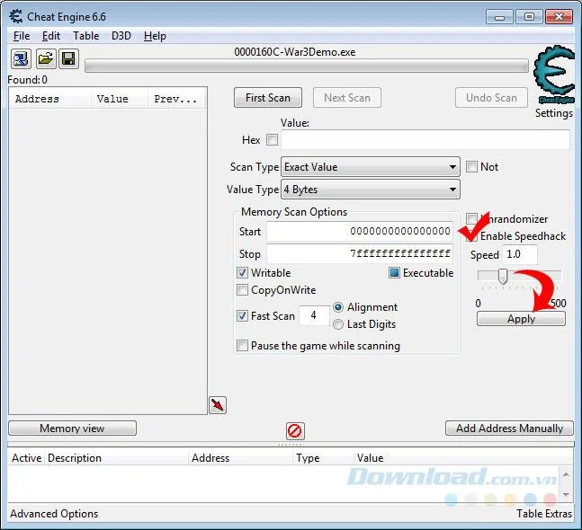 نحوه سرعت بخشیدن ، حفر طلا ، برش سریع چوب در Warcraft 3 با Cheat Engine