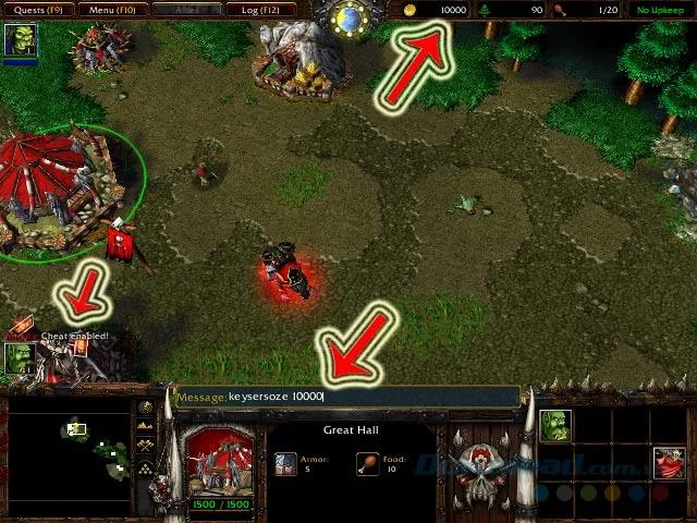 نحوه سرعت بخشیدن ، حفر طلا ، برش سریع چوب در Warcraft 3 با Cheat Engine