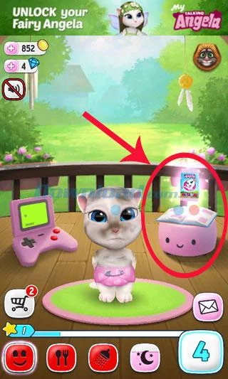 نکاتی برای تهیه مقدار زیادی طلا و الماس در بازی My Talking Angela