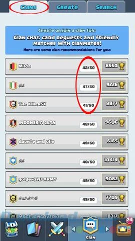 در مورد Clan در بازی Clash Royale اطلاعات کسب کنید