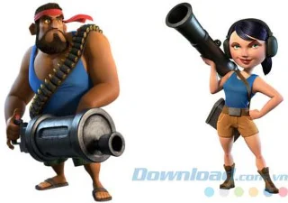 نحوه ترکیب نیروهای تهاجمی در Boom Beach به طور مؤثر