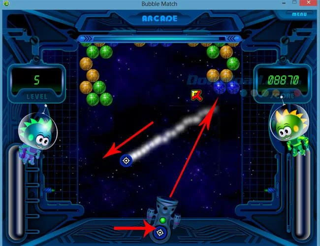 راهنمای بازی Arcade in Bubble به طور موثرترین بازی