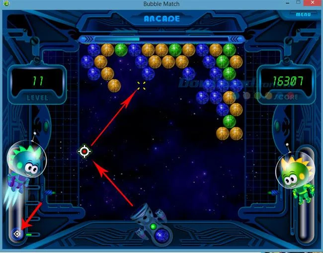 راهنمای بازی Arcade in Bubble به طور موثرترین بازی
