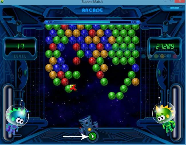 راهنمای بازی Arcade in Bubble به طور موثرترین بازی