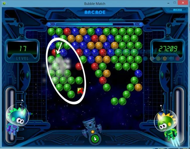 راهنمای بازی Arcade in Bubble به طور موثرترین بازی